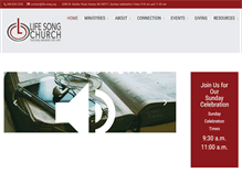 Tablet Screenshot of life-song.org